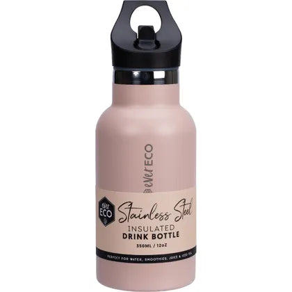Ever Eco Insulated Stainless Steel Bottle Sip Lid 350ml - Rose
