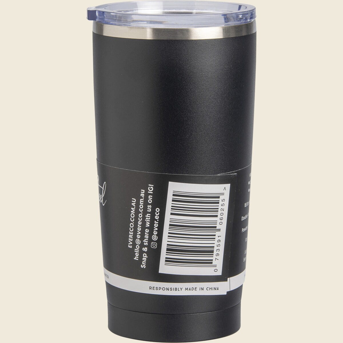 Ever Eco Insulated Tumbler Onyx - 592ml