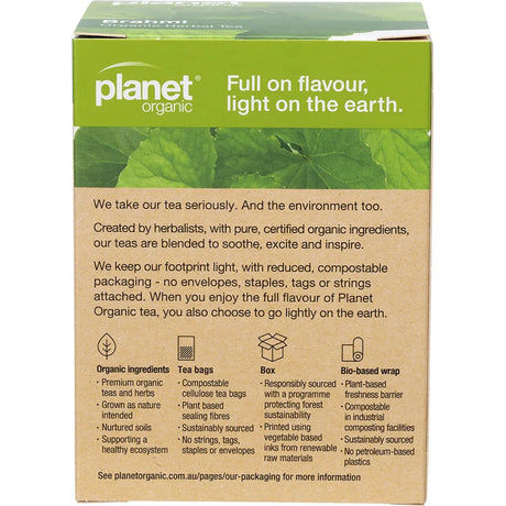 Planet Organic Organic Herbal Tea Brahmi x 25 Tea Bags