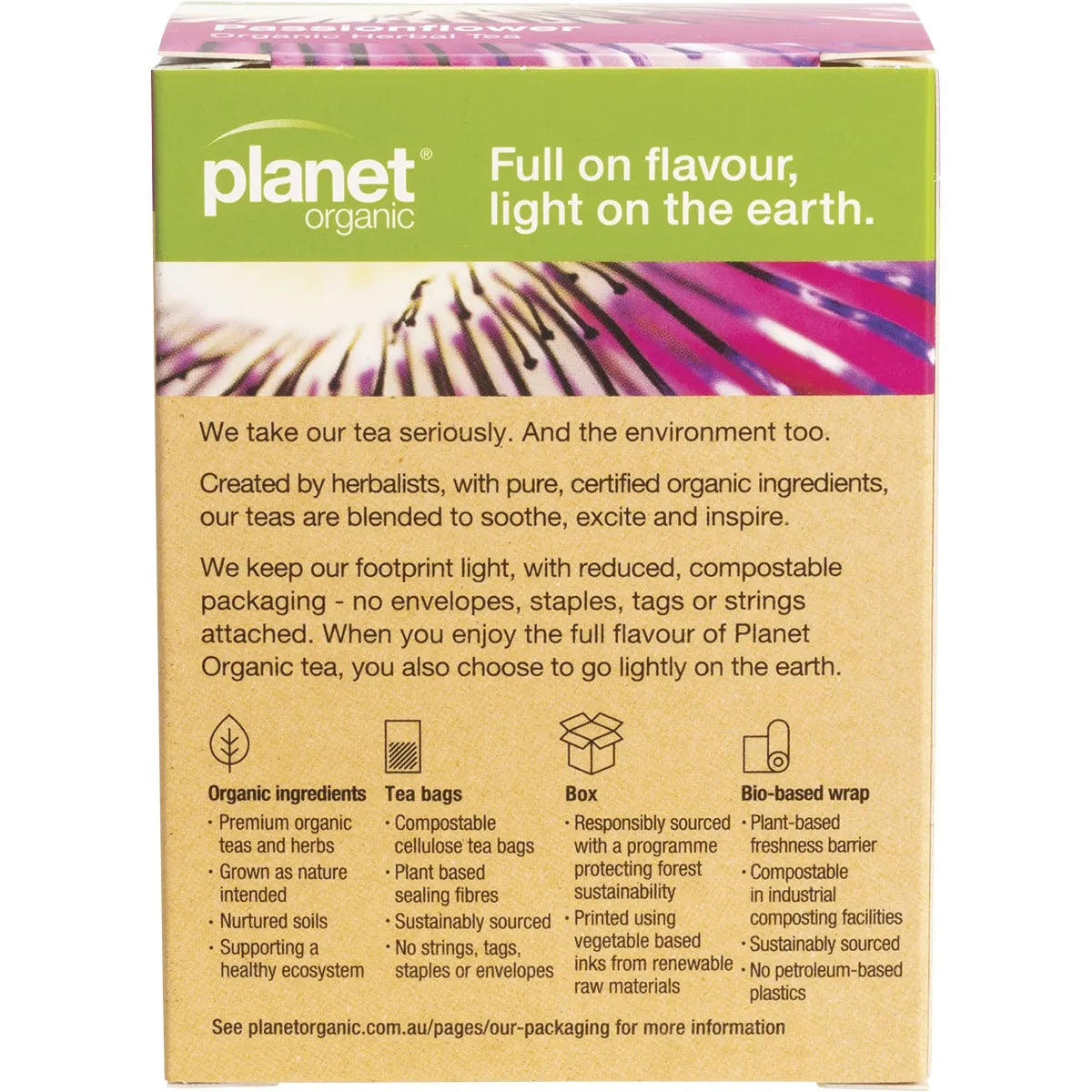 Planet Organic Organic Herbal Tea Passionflower With Chamomile x 25 Tea Bags
