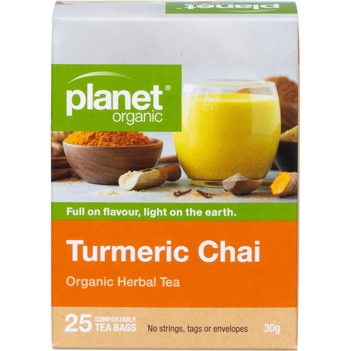Planet Organic Organic Turmeric Chai Herbal Tea x 25 Tea Bags