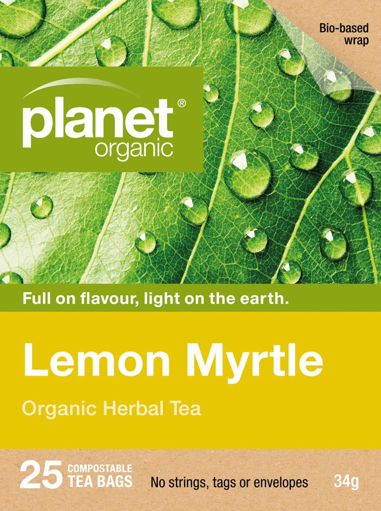 Planet Organic Tea Lemon Myrtle x 25 Tea Bags