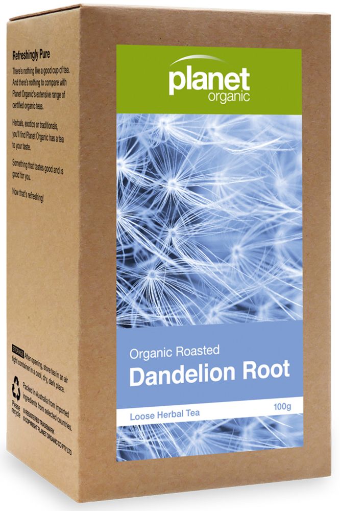 Planet Organic Tea Dandelion Root Loose Leaf 100g