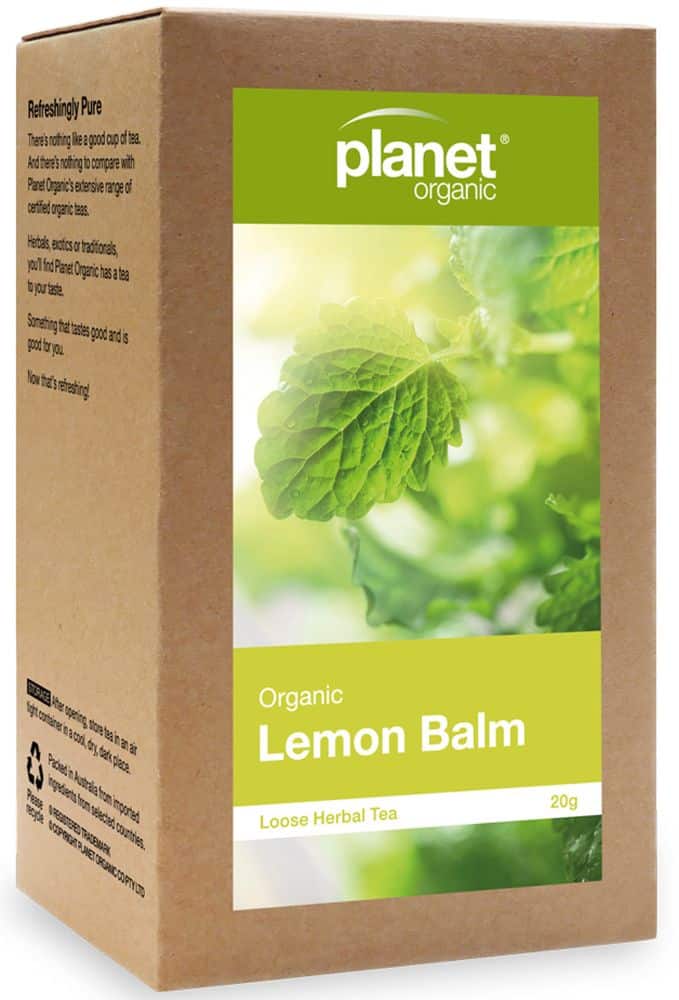 Planet Organic Tea Lemon Balm Loose Leaf 20g