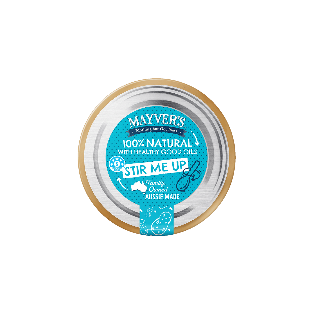 Mayver's Peanut Butter Protein Smunchy 750g x6
