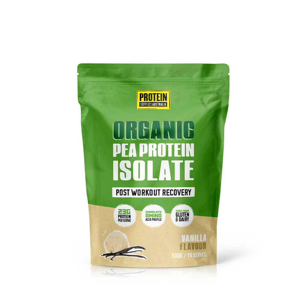 Protein Supplies Australia Pure Pea Protein Isolate Vanilla 500g