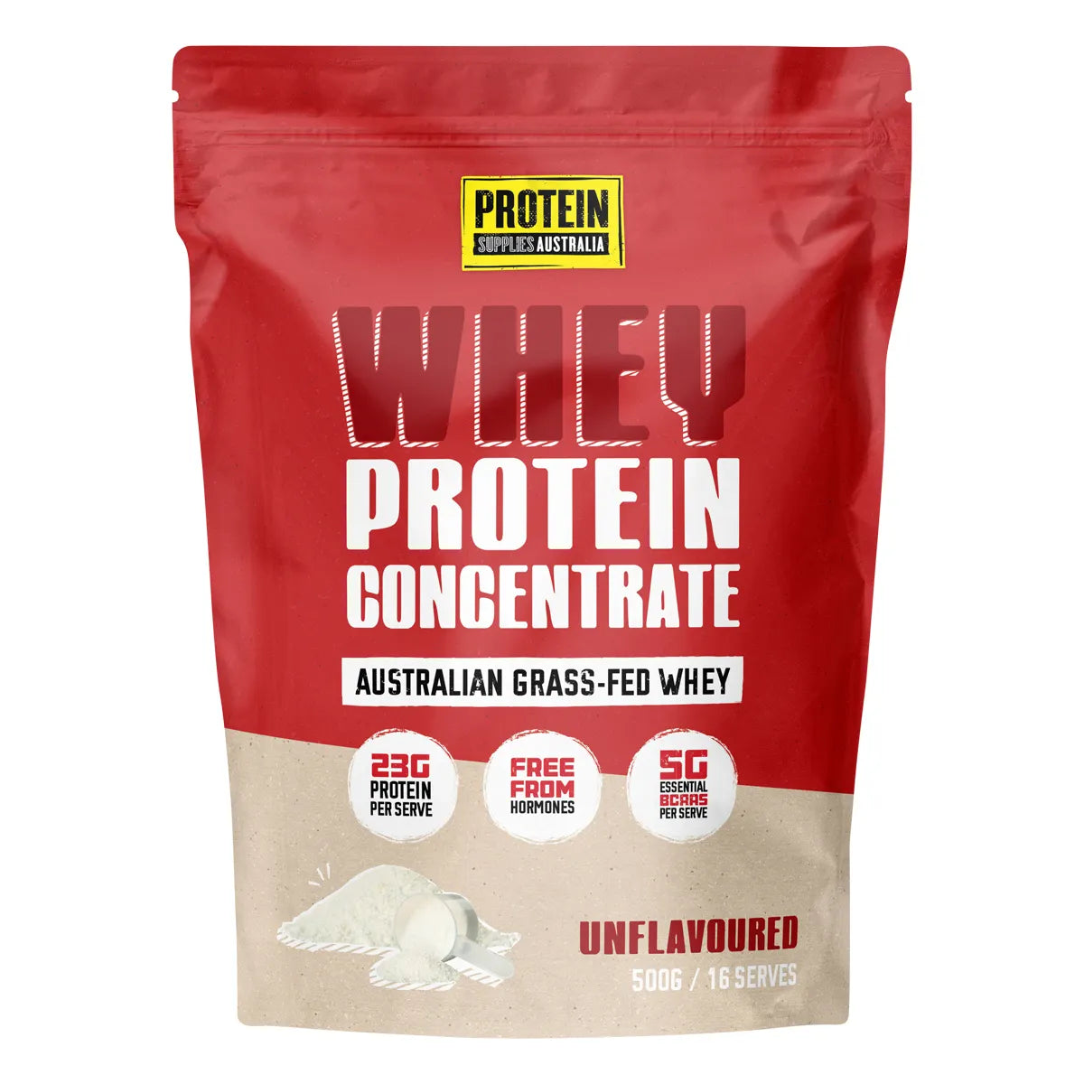 Protein Supplies Australia WPC Whey Protein Concentrate Pure 500g