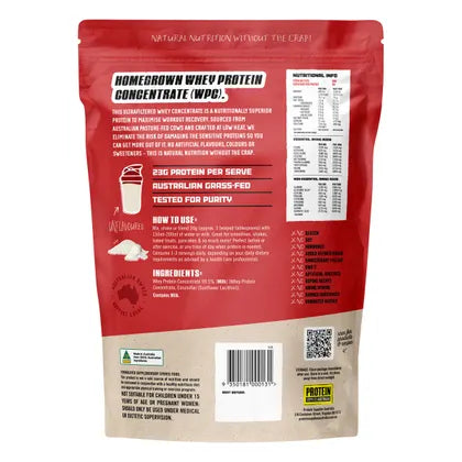 Protein Supplies Australia  WPC Whey Protein Concentrate Pure 1kg