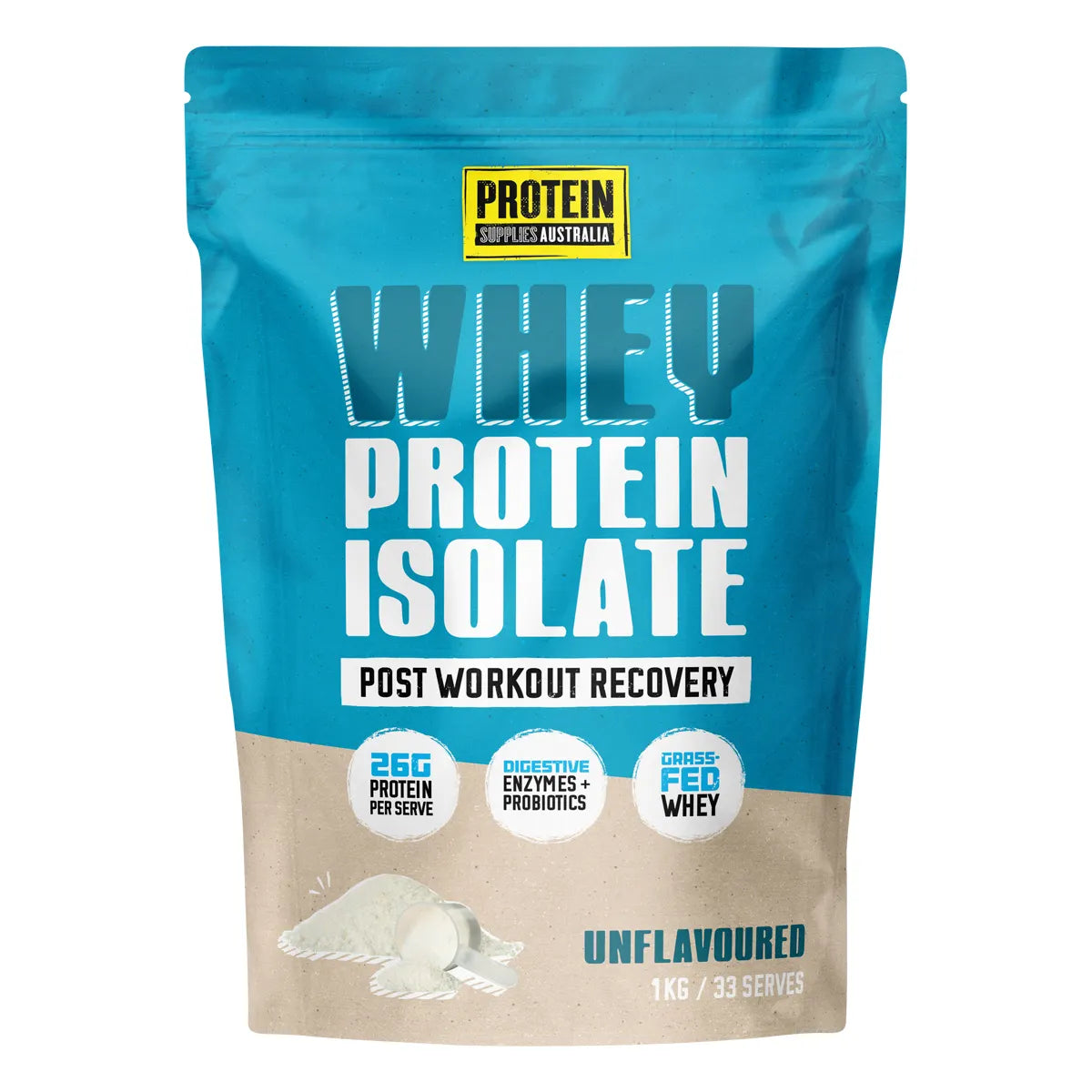 Protein Supplies Australia  WPI Whey Protein Isolate Pure 1kg