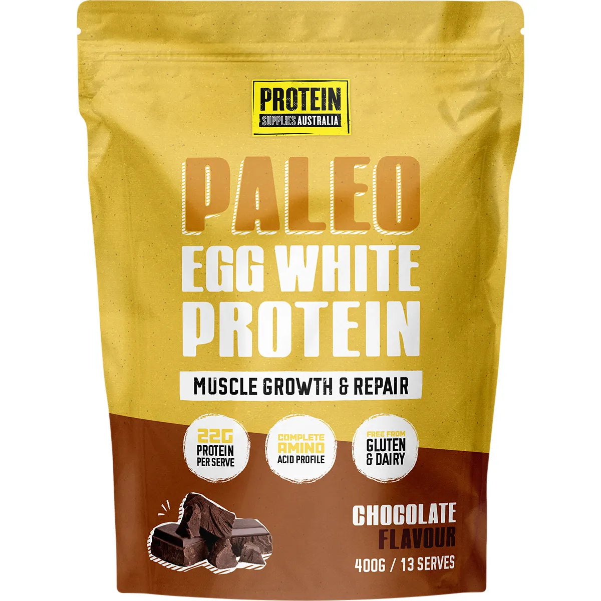 Protein Supplies Australia Paleo Egg White Protein Chocolate