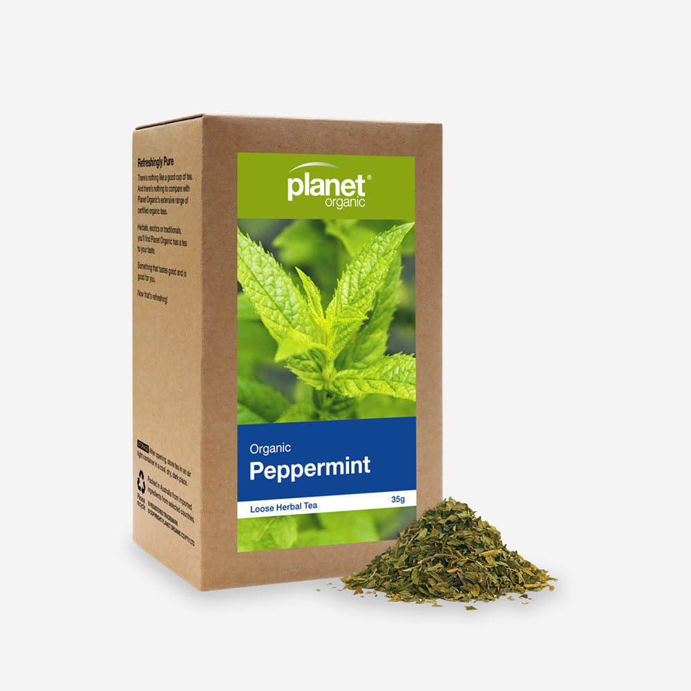 Planet Organic Tea Peppermint Loose Leaf 35g