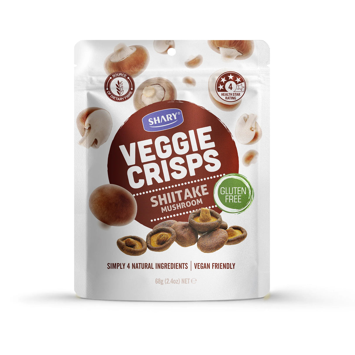 Shary Shiitake Mushroom Crisps 68g