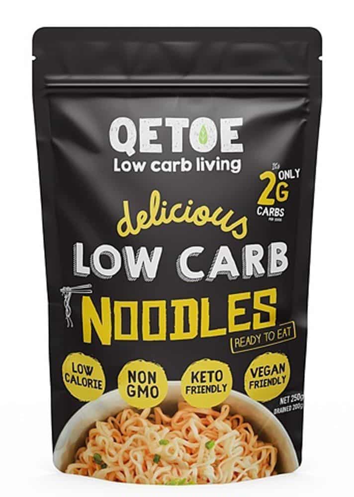 Qetoe Low Carb Noodles 250g Front