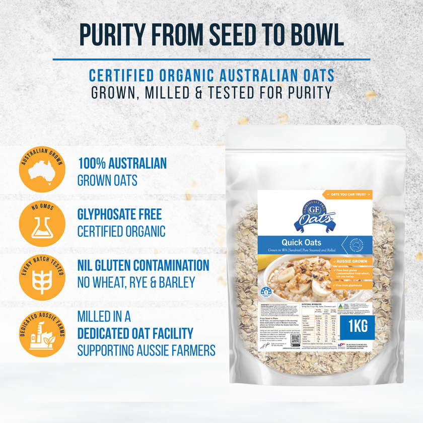 Gloriously Free Quick Oats 500g additional information