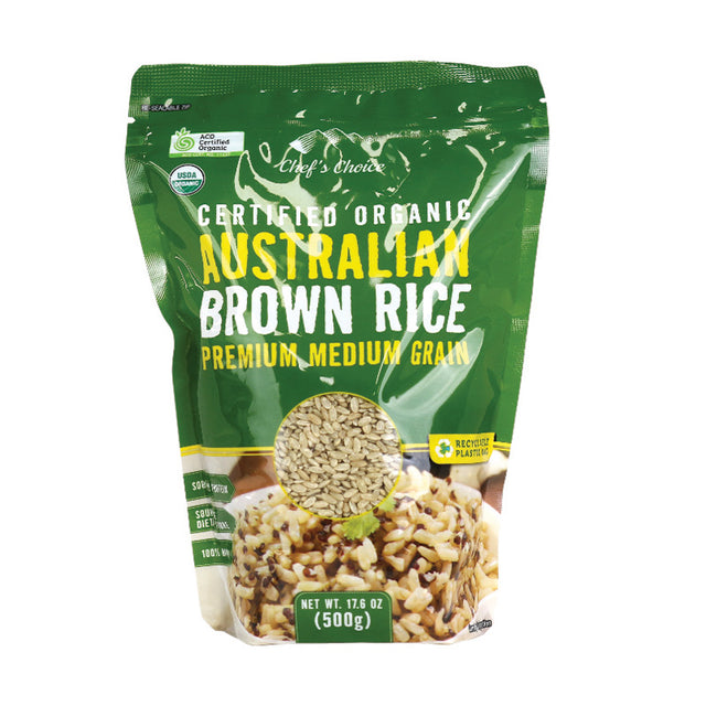Chef's Choice Certified Organic Brown Rice 500g