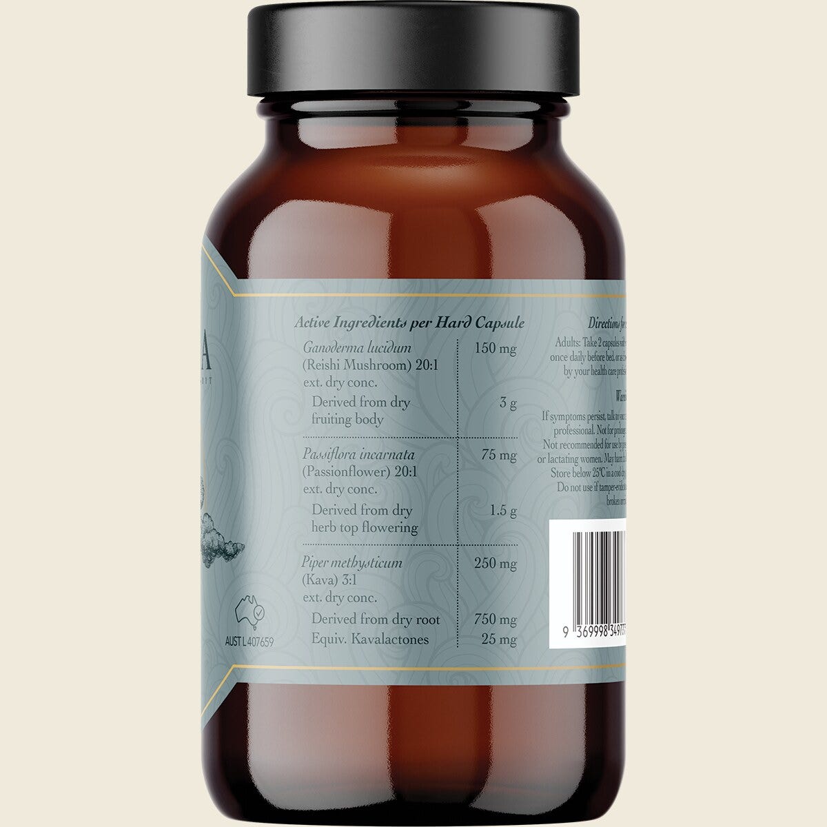 Ritua SLEEP Reishi Mushroom Passionflower Kava 60 Capsules