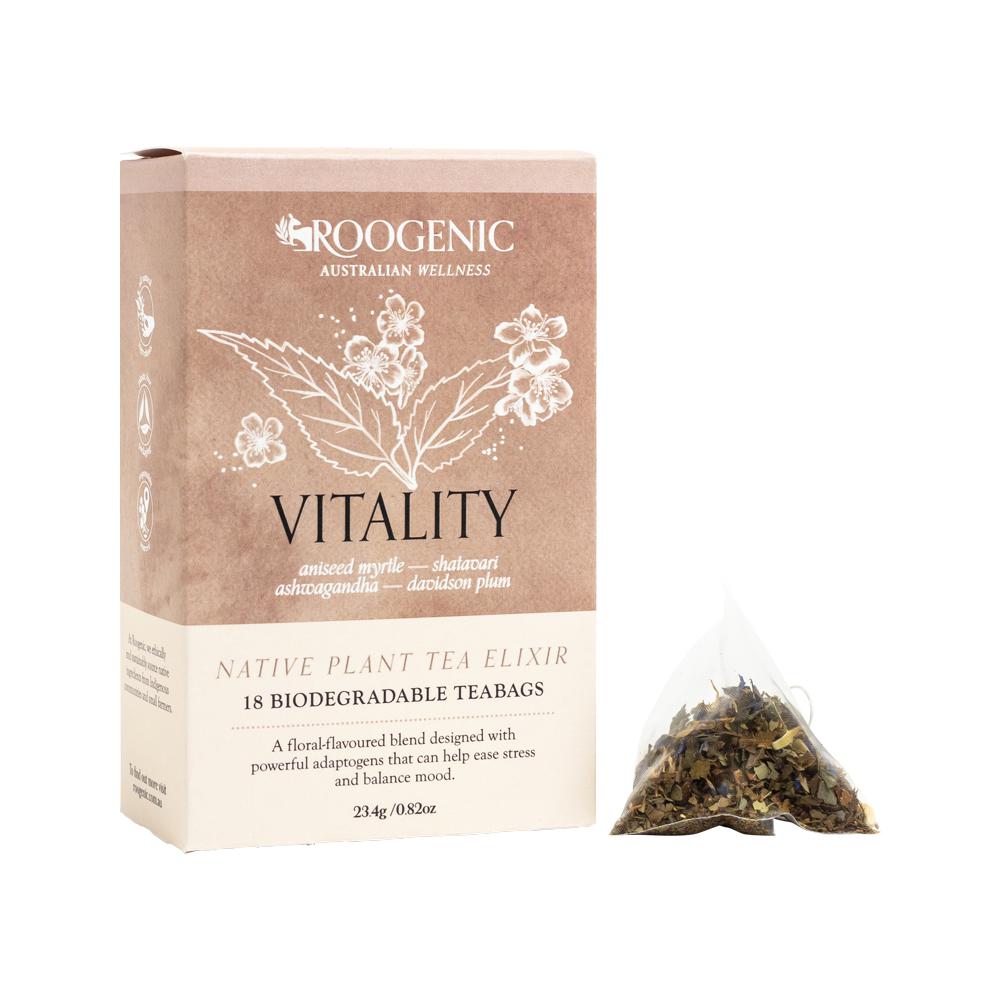 Roogenic Vitality Tea Bags 18pk