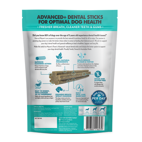 Mayver's Rover's Reward Advanced+ Natural Dental Stick 150g x 6