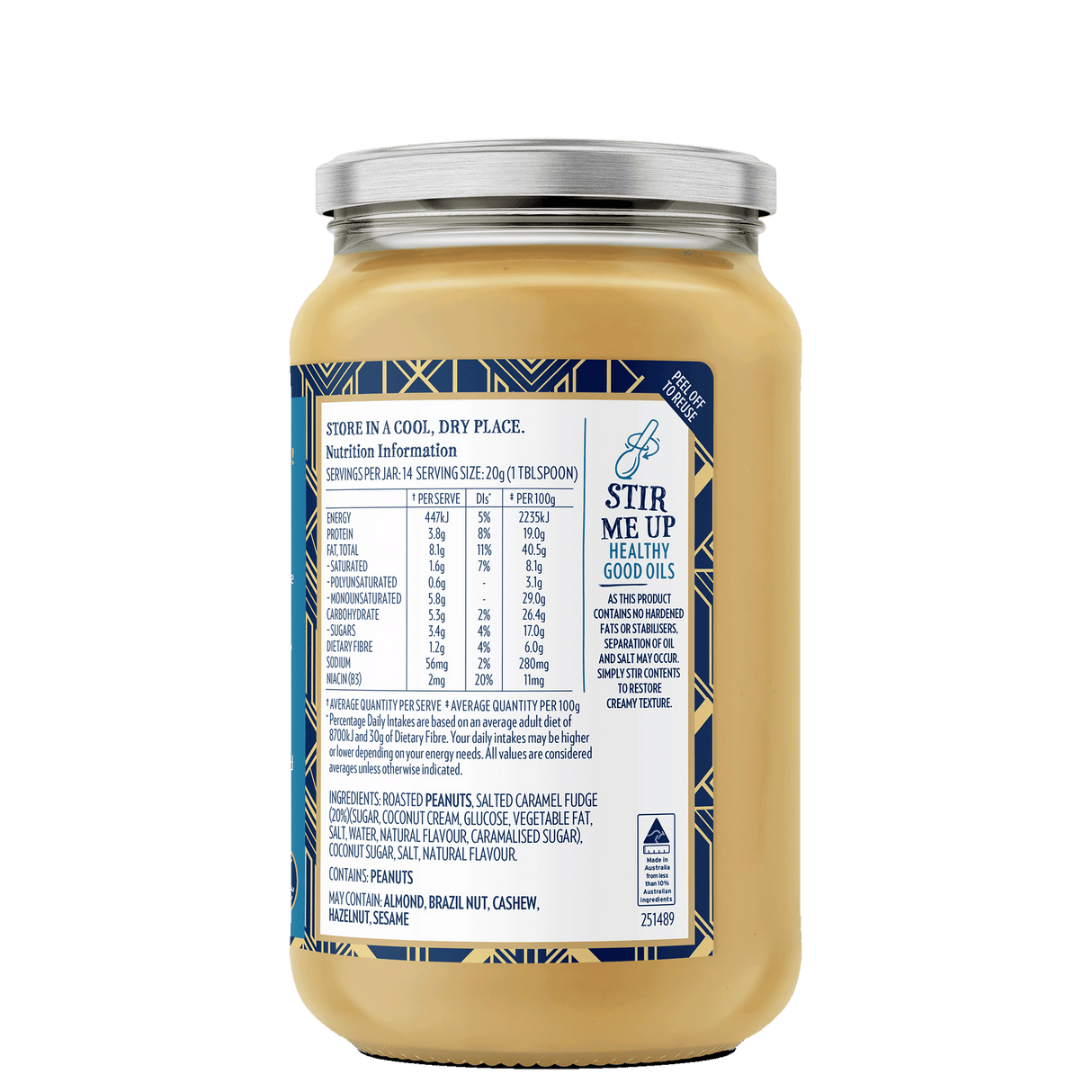 Mayver's Indulgence Salted Caramel 280g x6