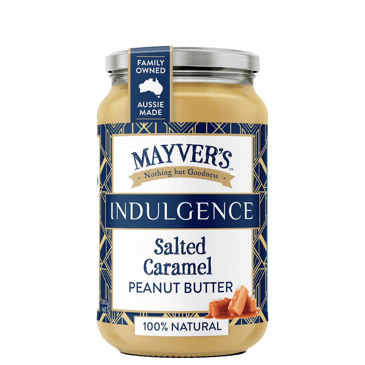 Mayver's Indulgence Salted Caramel 280g x6