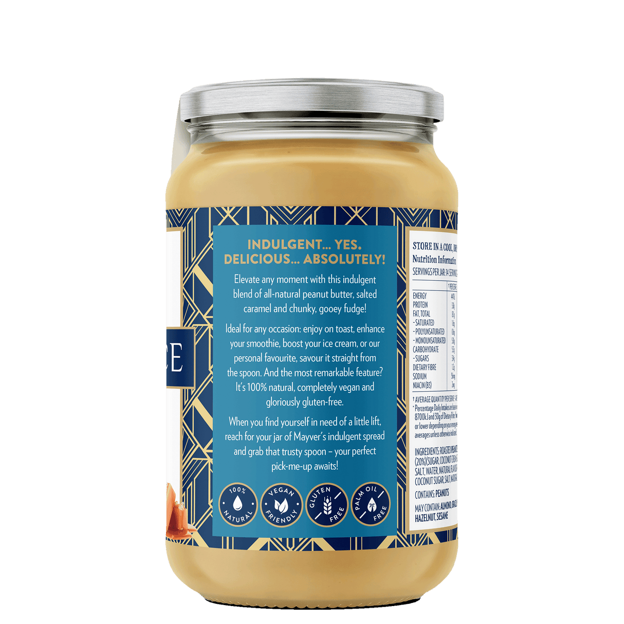 Mayver's Indulgence Salted Caramel 280g x6