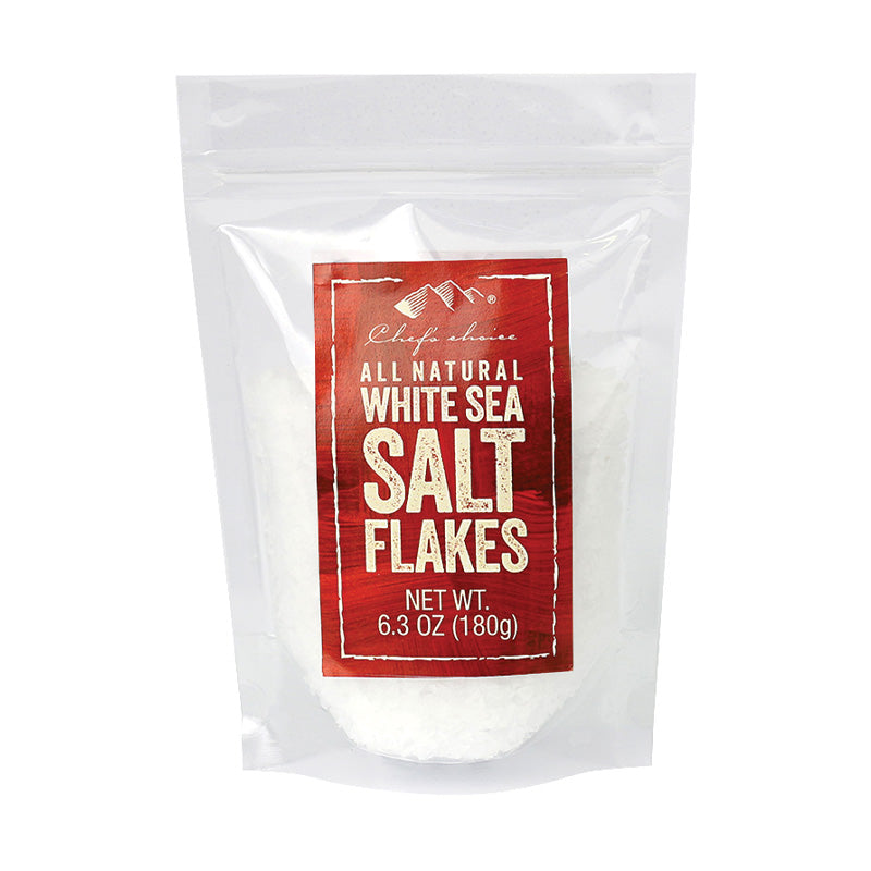 Chef's Choice All Natural White Sea Salt Flakes 180g