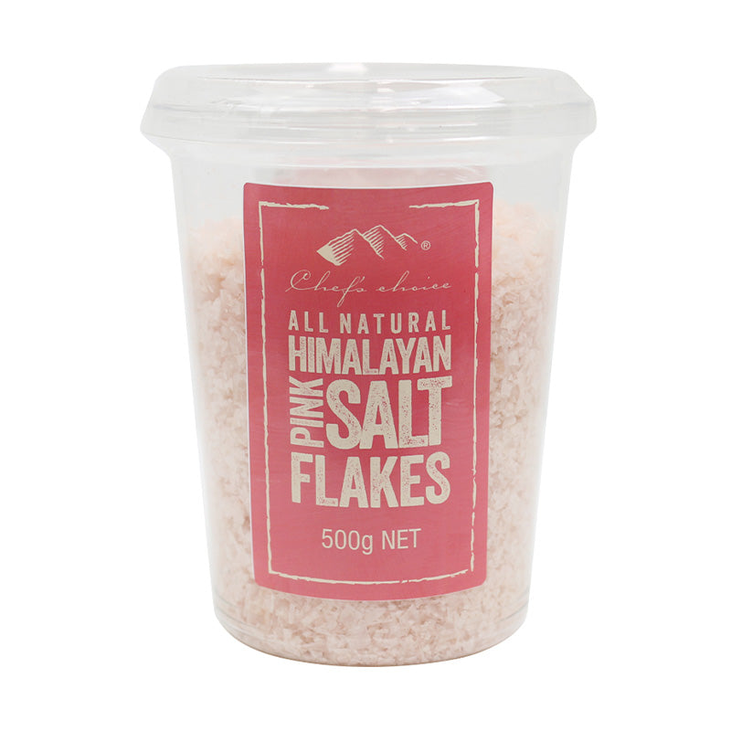 Chef's Choice All Natural Himalayan Pink Salt Flakes 500g