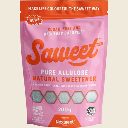 Saweet Way Pure Allulose Natural Sweetener Granules 200g Front