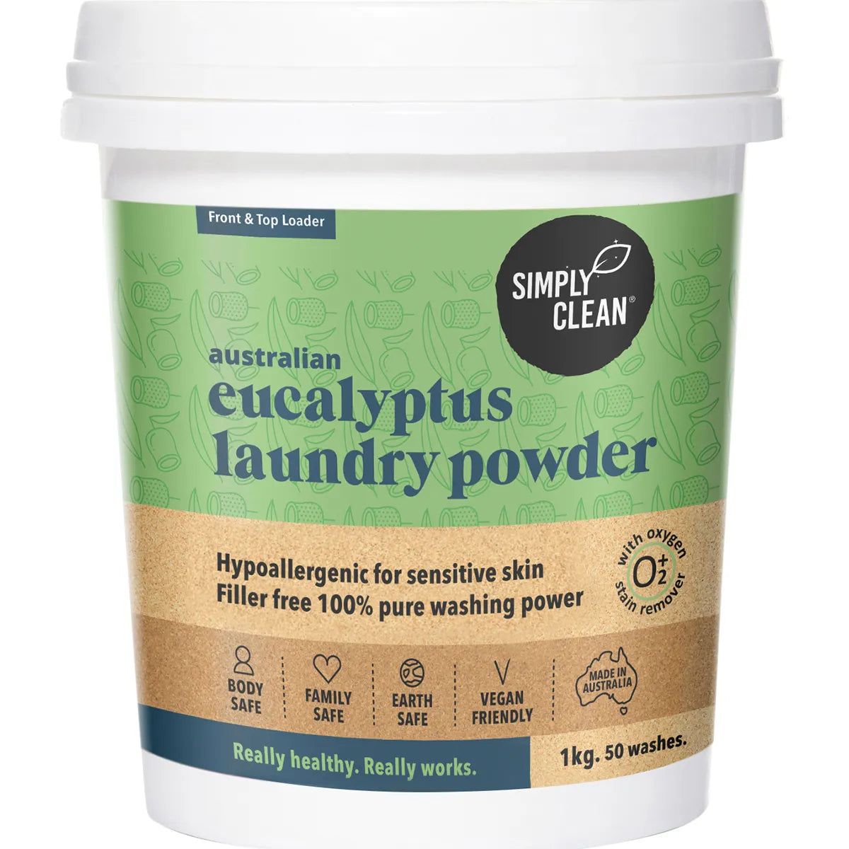 Simply Clean Laundry Powder Eucalyptus