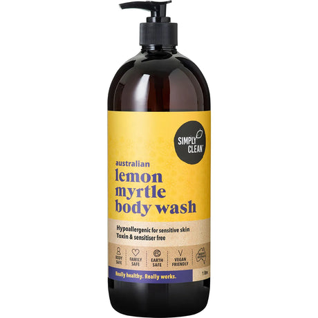 Simply Clean Body Wash Lemon Myrtle