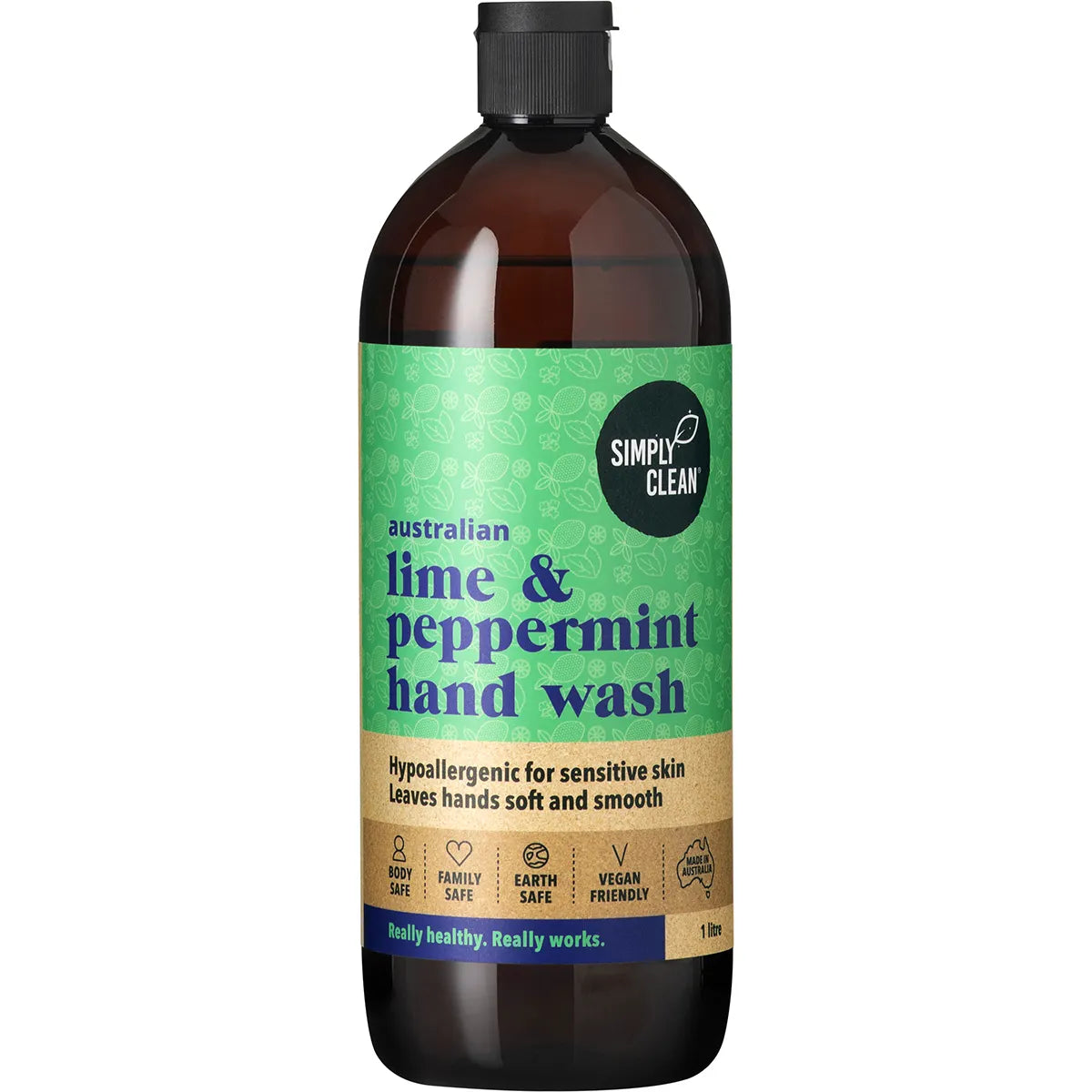 Simply Clean Hand Wash Lime & Peppermint
