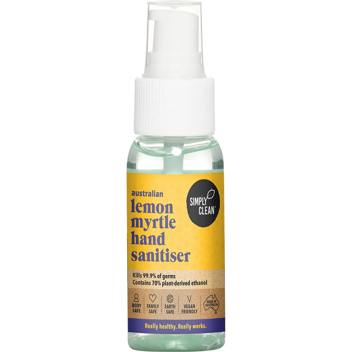 Simply Clean Hand Sanitiser Lemon Myrtle