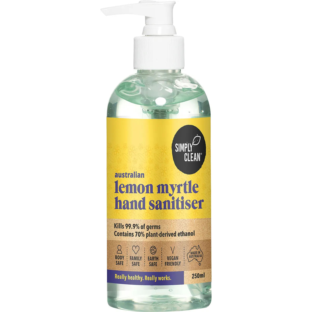 Simply Clean Hand Sanitiser Lemon Myrtle