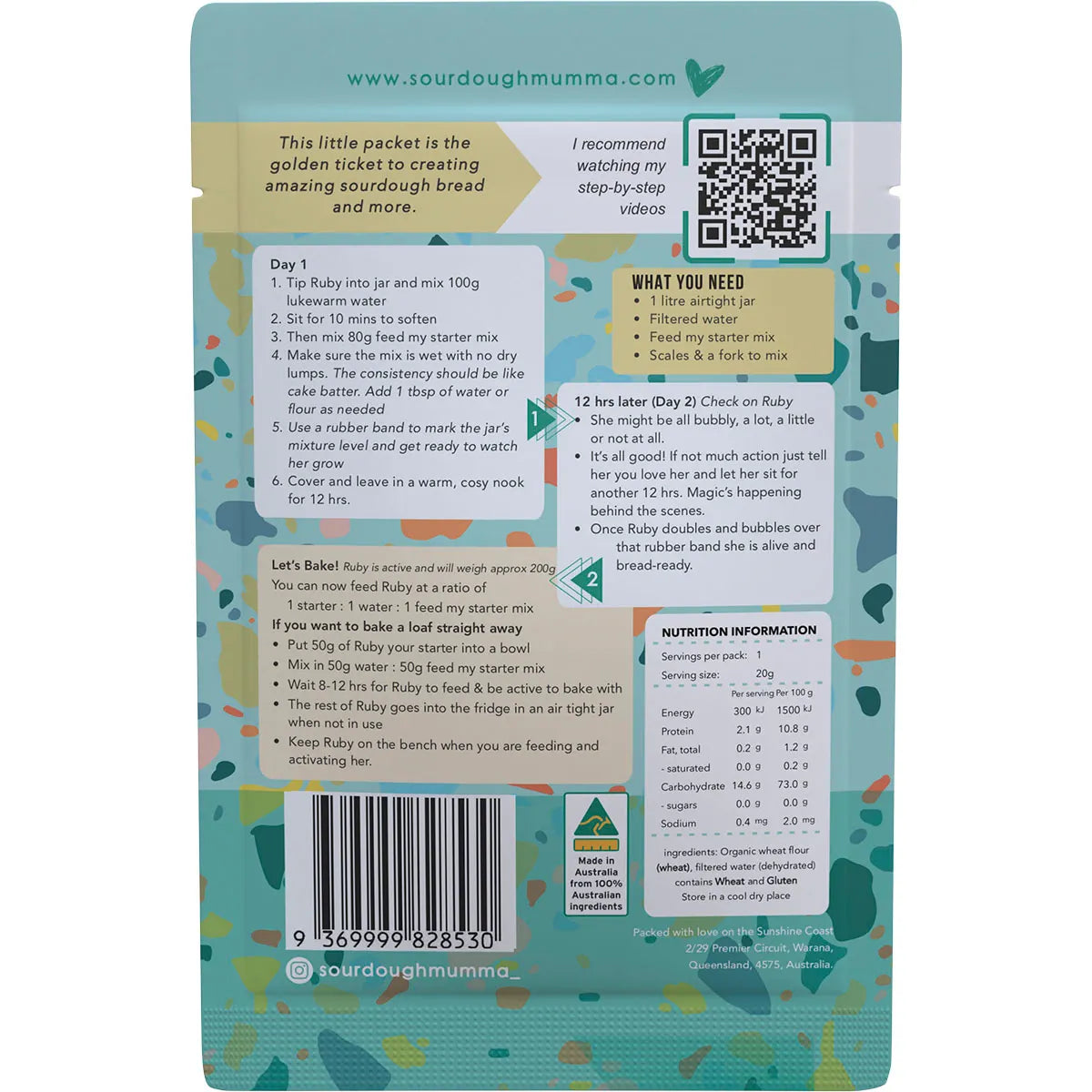 Sourdough Mumma Sourdough Starter Traditional 20g