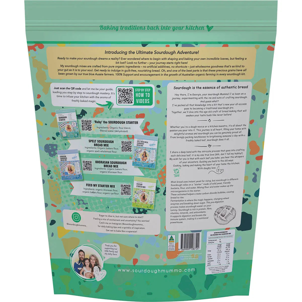 Sourdough Mumma Sourdough Bread Making Kit Traditional 1.52kg