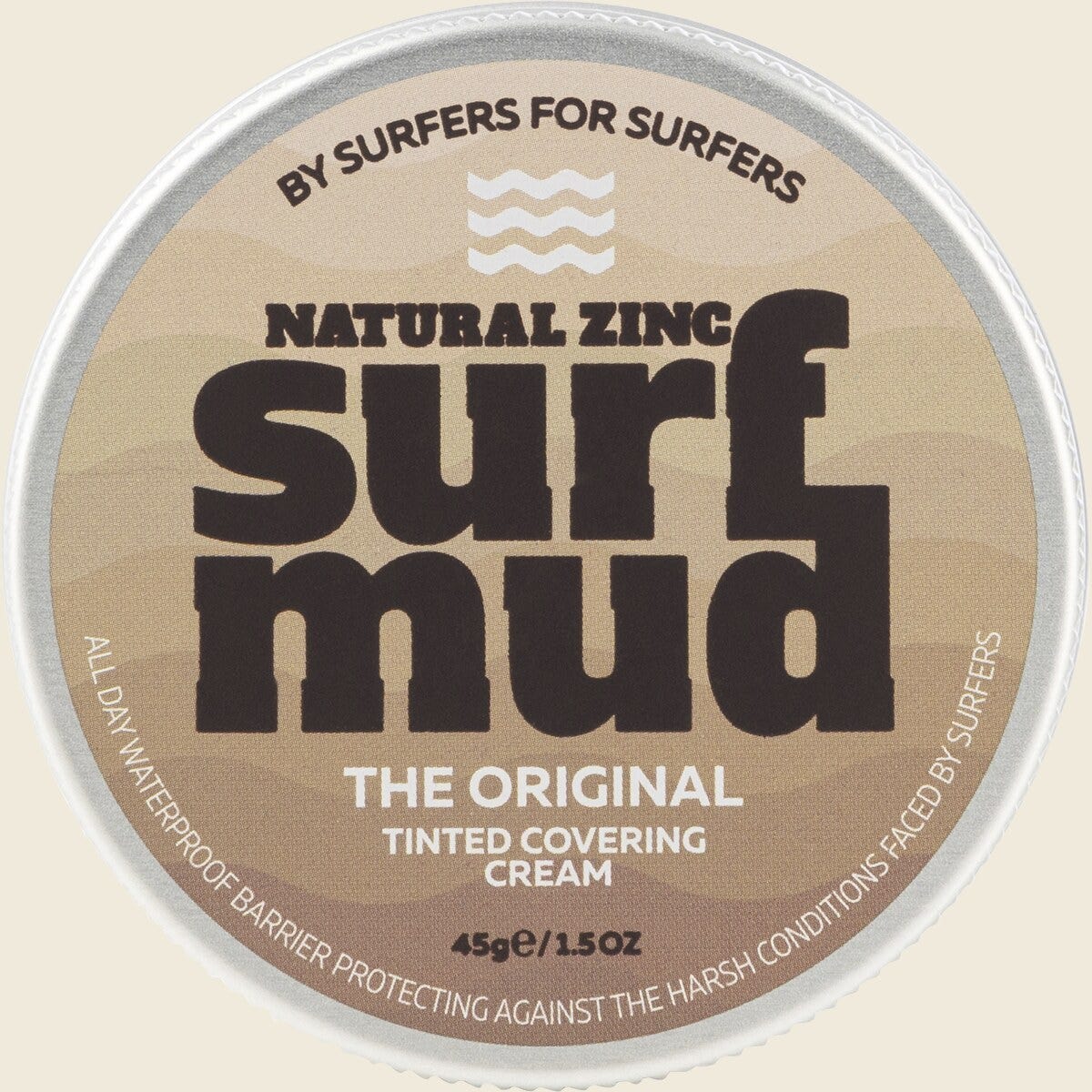 Surfmud Natural Zinc Tinted Covering Cream 45g Front