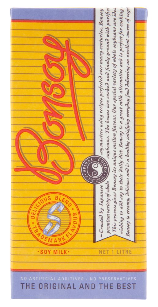 Bonsoy Original Soy Milk 1L