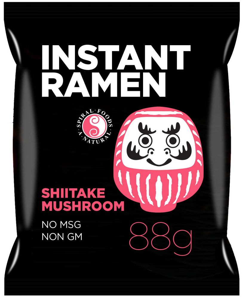 Spiral Instant Ramen Shiitake Mushroom 88g Front