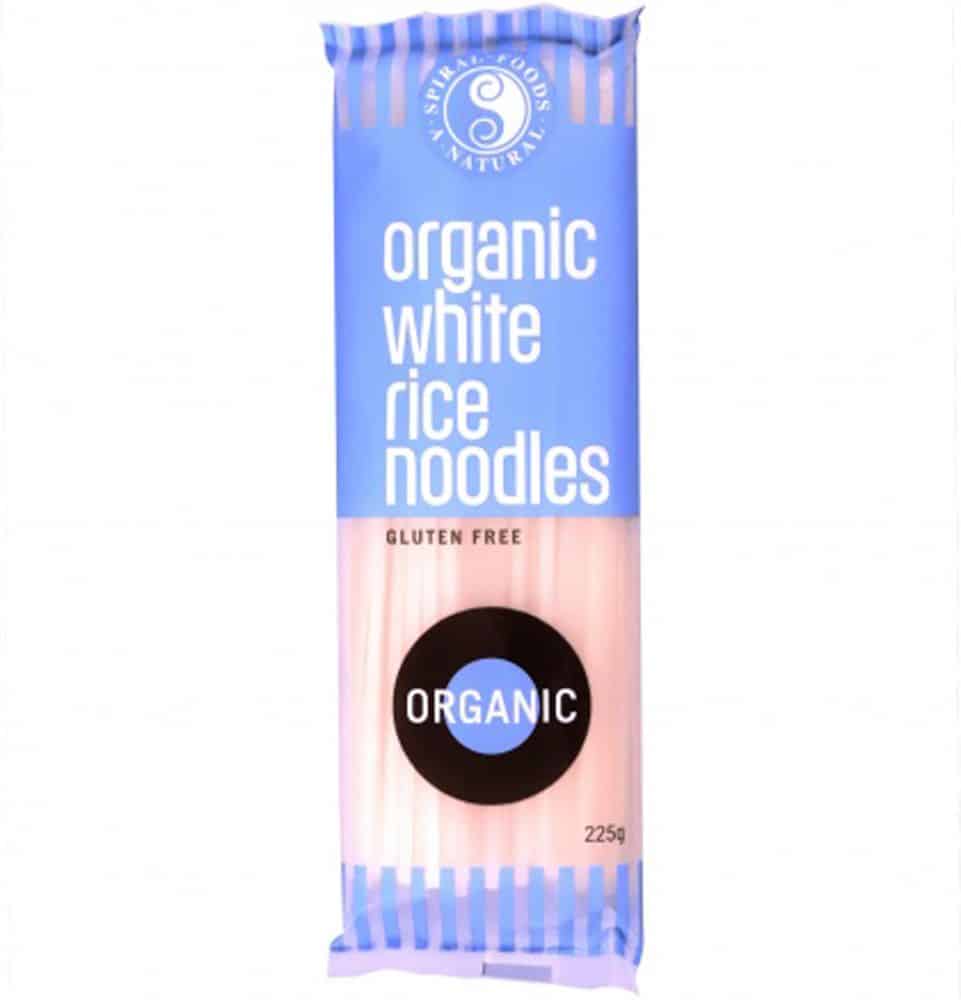 Spiral Organic White Rice Noodle Gluten Free 225g Front
