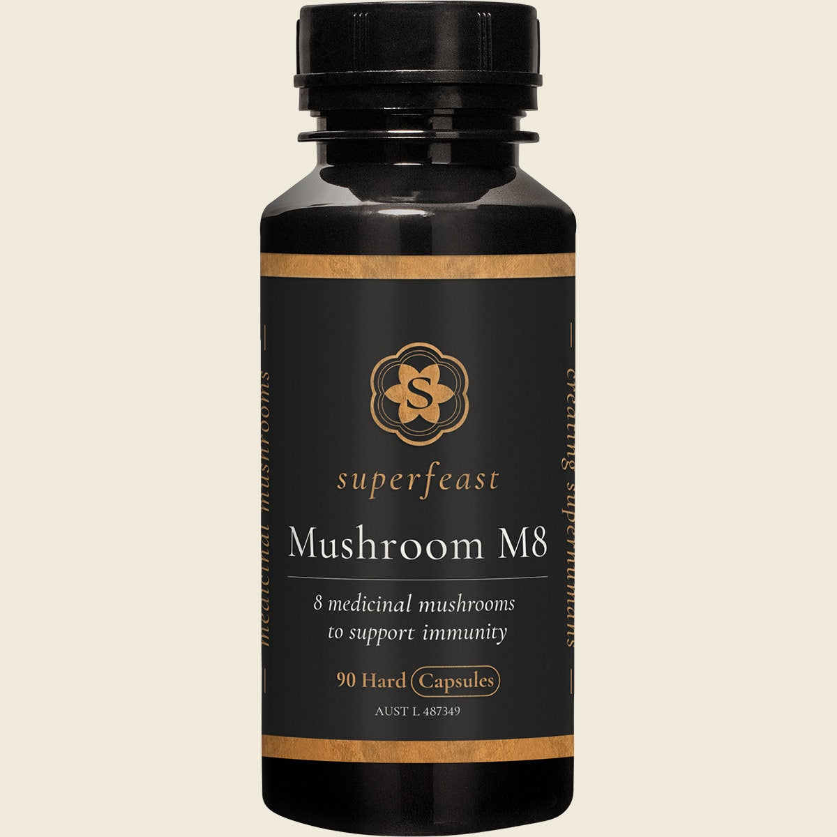 Superfeast Mushroom M8 Capsules 90 Caps Front