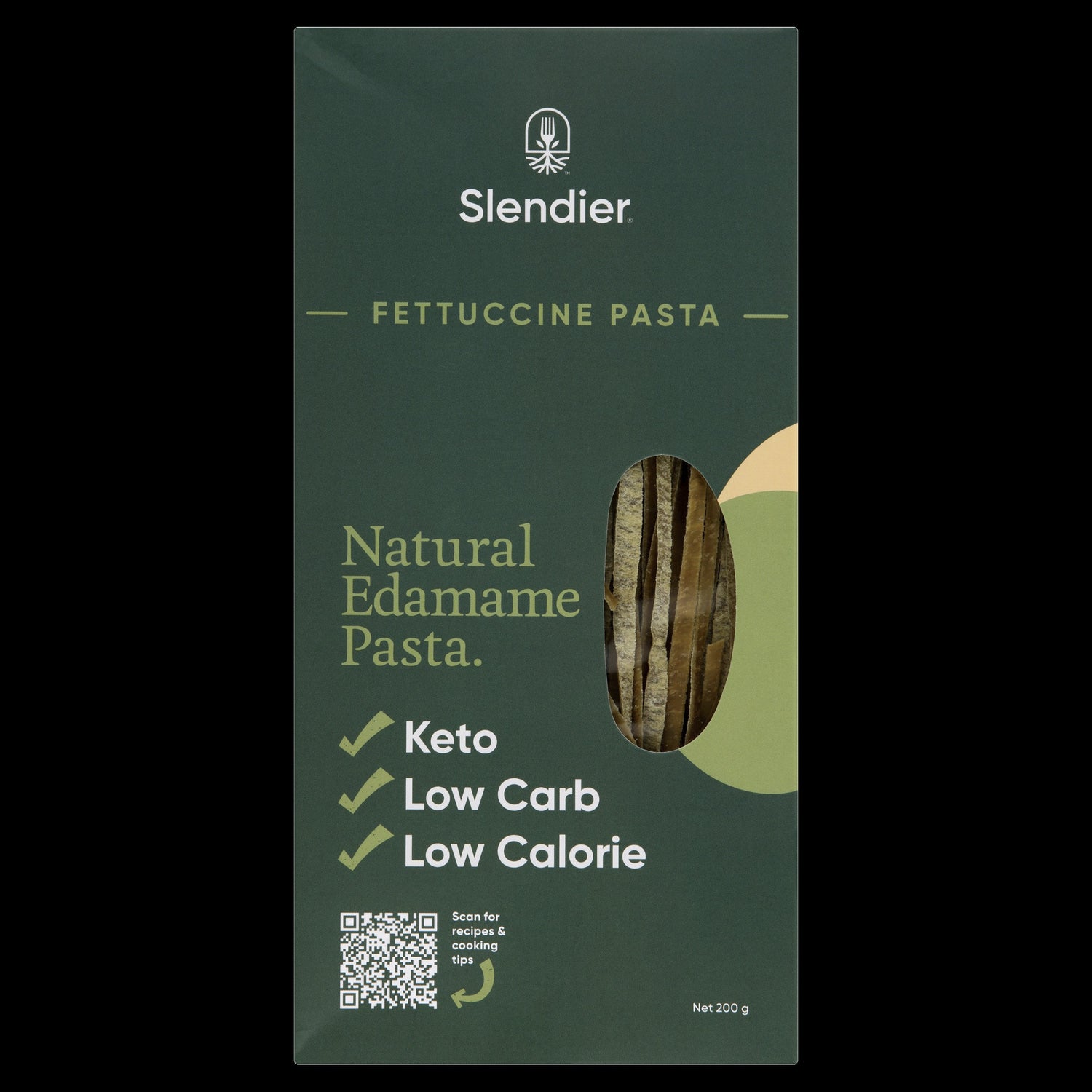 Slendier Edamame Bean Organic Fettuccine 200g x6