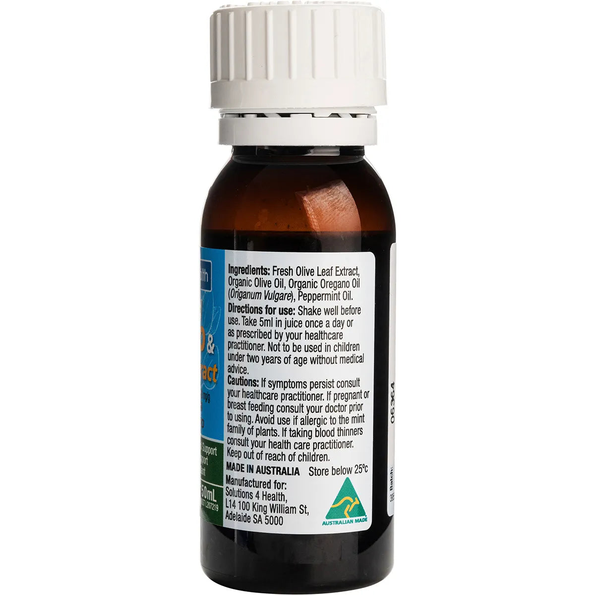 Solutions 4 Health Fortified Defence Wild Oregano & Olive Leaf 50ml