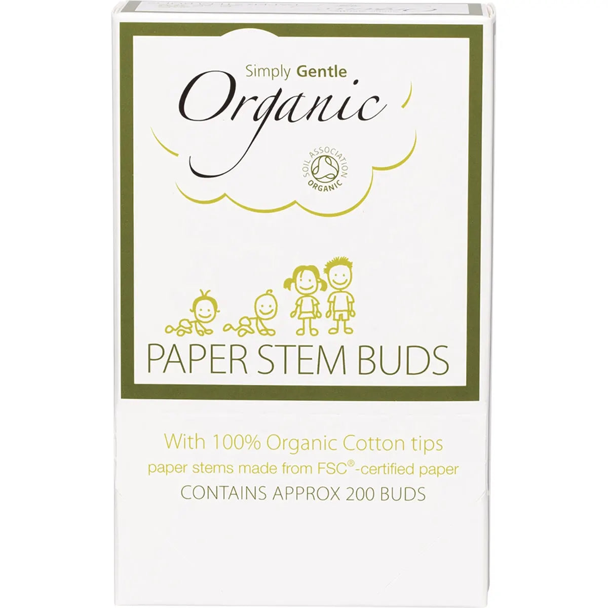 Simply Gentle Organic Cotton Buds 200