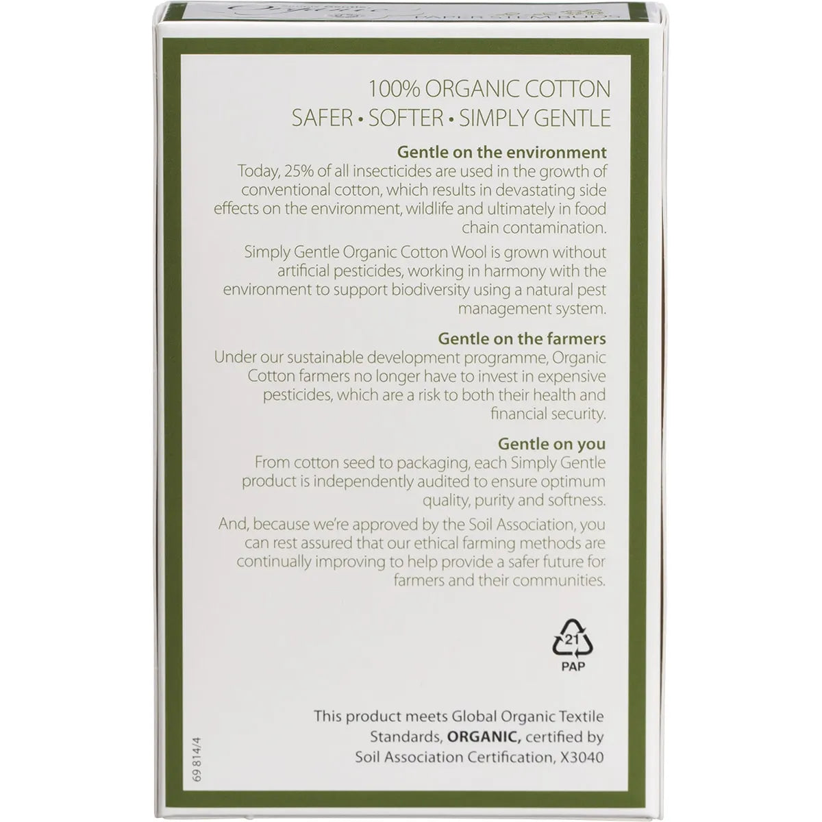 Simply Gentle Organic Cotton Buds 200