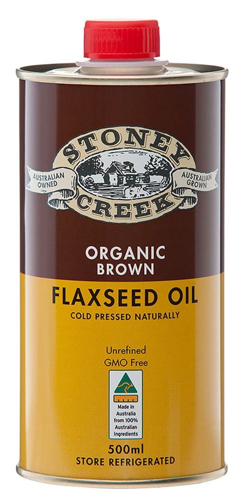 Stoney Creek Organic Brown Flaxseed Oil 500ml