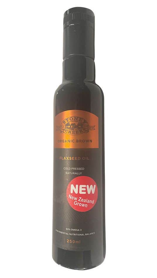 Stoney Creek Organic Brown Flaxseed Oil 250ml