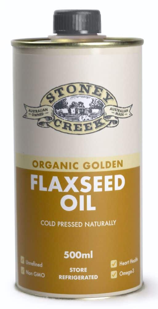 Stoney Creek Organic Golden Flaxseed Oil 500ml