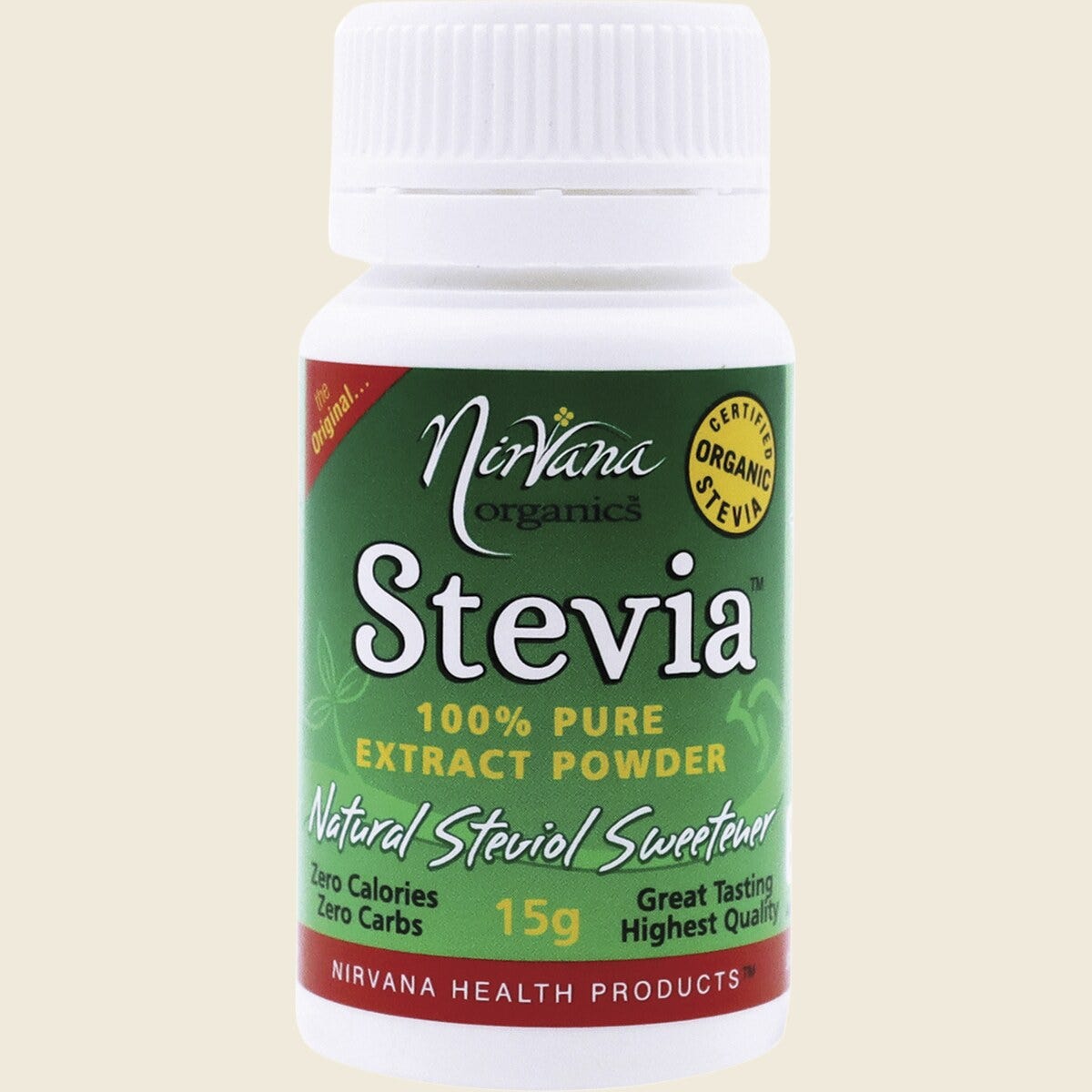 Nirvana Organic Stevia Powder 15g