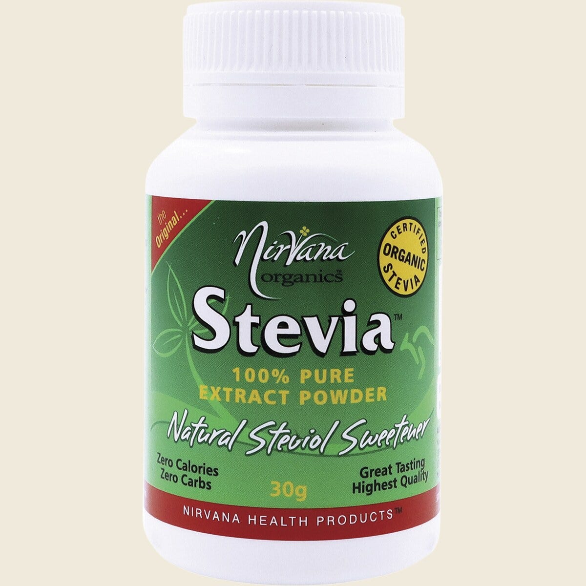 Nirvana Organic Stevia Powder 30g