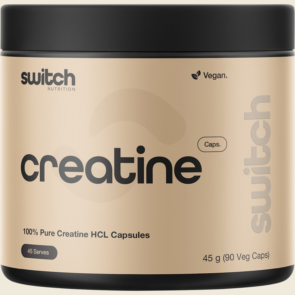 Switch Nutrition Creatine 100% Pure Hcl 90 Capsules